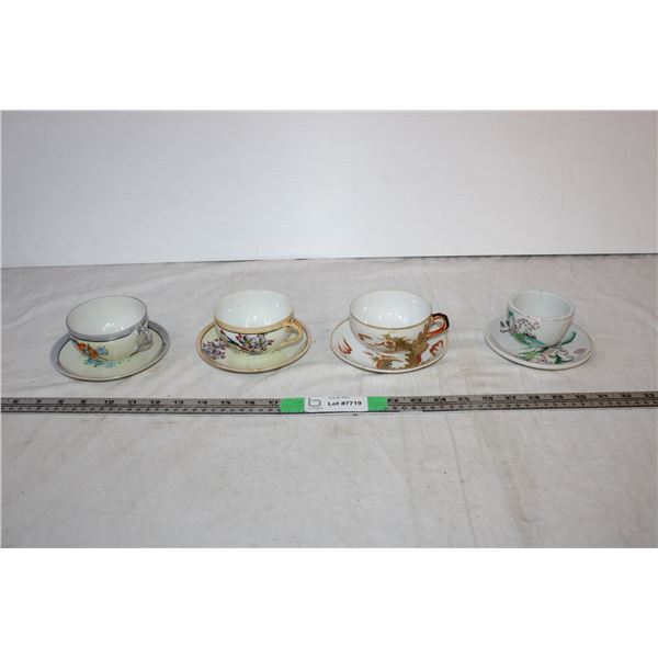 Teacups and saucers perfume bottle