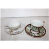 Image 3 : Teacups and saucers (8 pieces) Salt & Pepper shakers