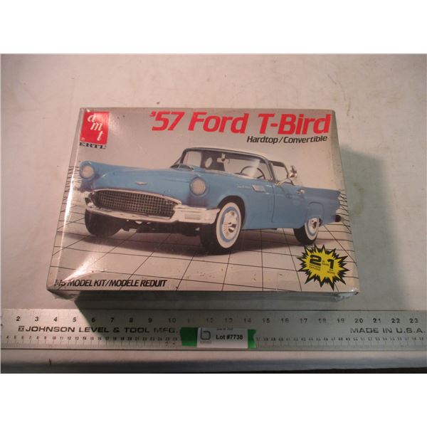 thumbnail image 2 of 1959 AMT Ford Thunderbird Promo Model Kit, 1/25 Scale, Toy Store Repro Fender Ornament (Priced Each) 2 of 6