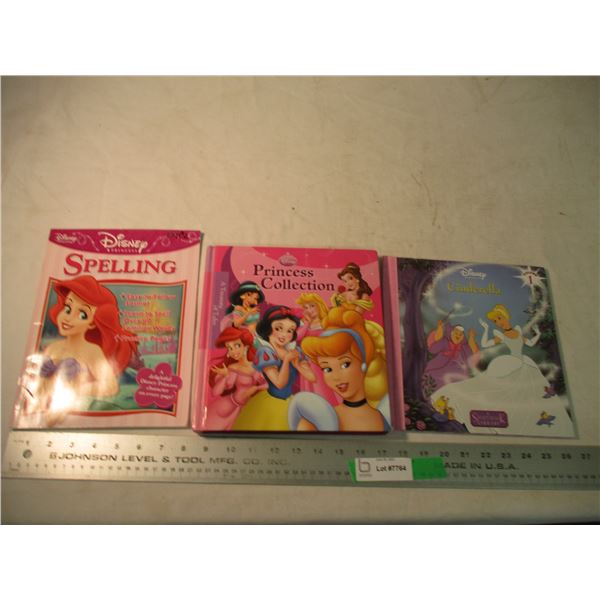 (3) Disney princess books