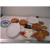 Image 1 : Christmas dishes, platter, wooden boards