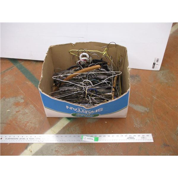 *Box of wire hangers