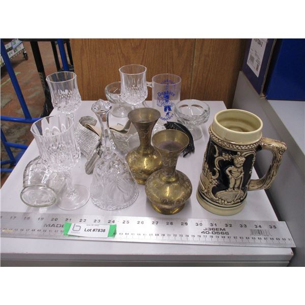 *Beer stein misc glassware