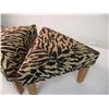 Image 3 : 2X THE BID - footstools animal print