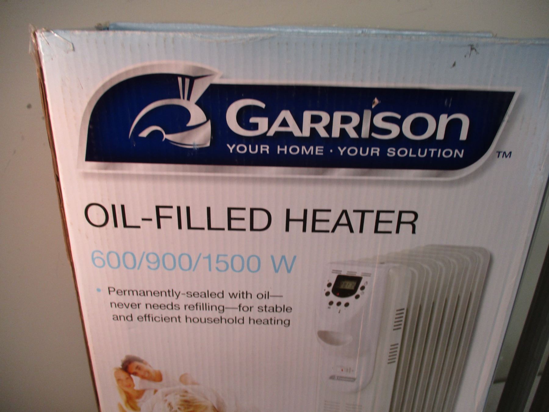 *Garrison oilfilled heater 600w1500w