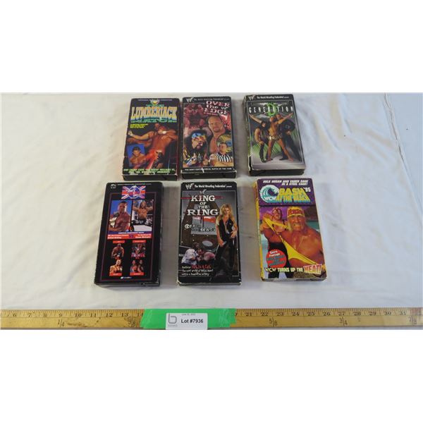 (6) World Wrestling Federation VHS movies