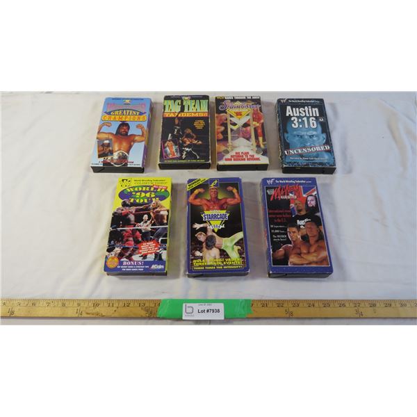 (7) World Wrestling Federation VHS movies