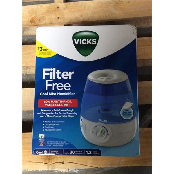 Vicks filter free cool mist humidifier
