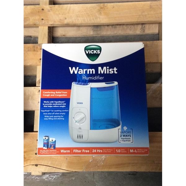 Vicks warm mist humidifier
