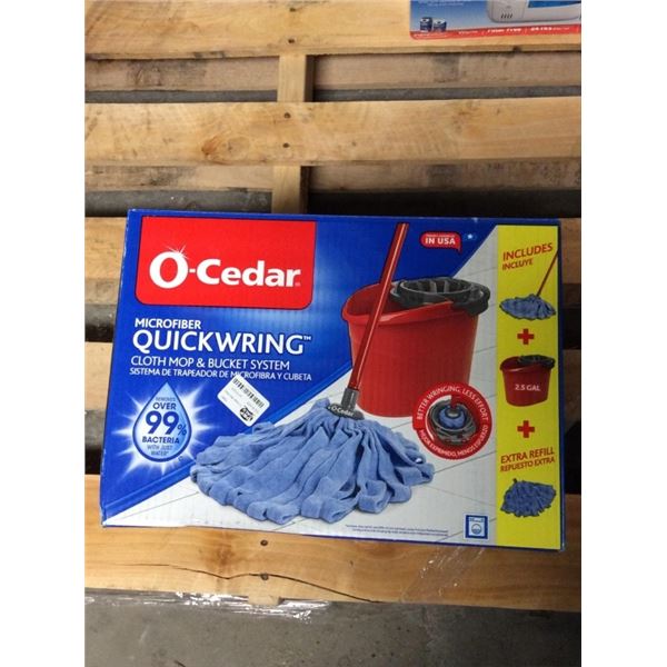 O cedar  microfiber quick ring cloth mop and bucket system
