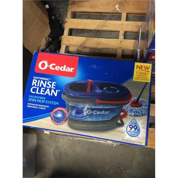 O cedar  easy ring rinse clean microfiber spin mop system