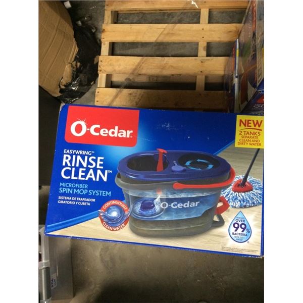 O cedar  easy ring rinse clean microfiber spin mop system