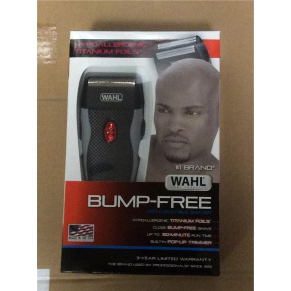 WAHL bump free rechargeable shaver