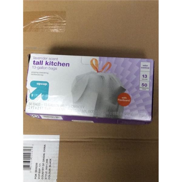 Lavender scent tall kitchen 13 gallon bags