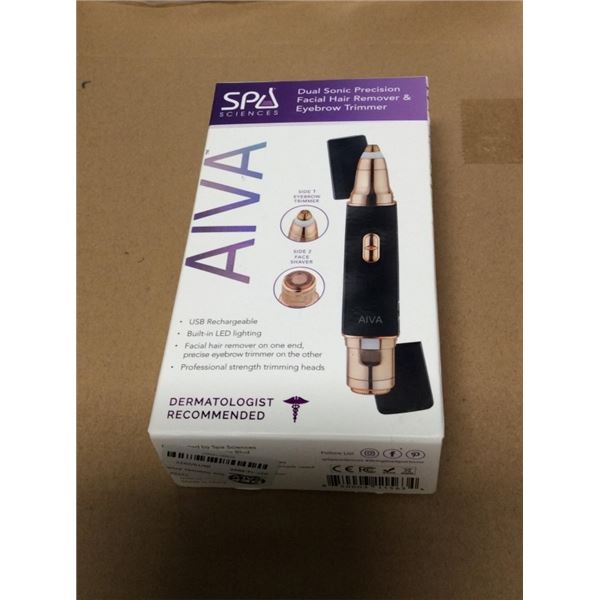 Aiva  dermatologist recommended facial hair removal and eye brow trimmer