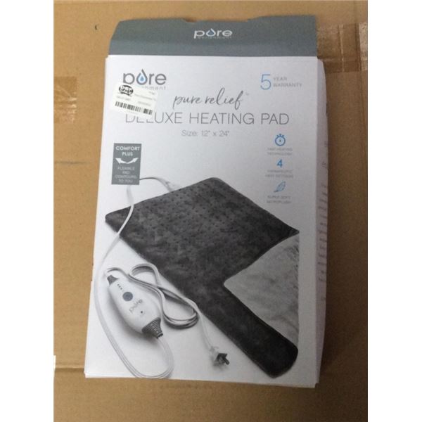 Pure relief deluxe heating pad