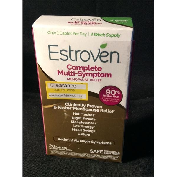 Estrogen  complete multisymptom menopause relief
