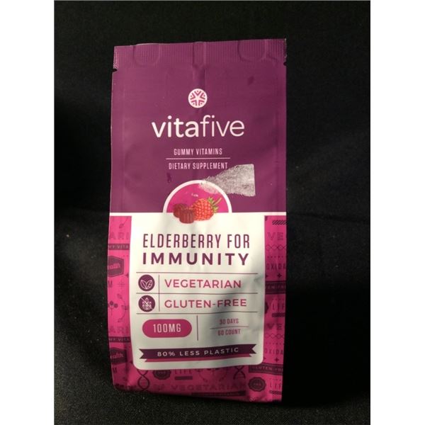 Vita five  elderberry for immunity 60 count gummy