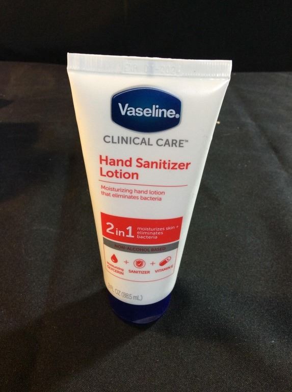 Vaseline clinic care hand sanitizer lotion moisturizing hand lotion