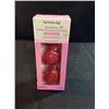 Image 1 : Favorite day strawberry white chocolate hot drink bombs with mini marshmallows and red confetti hear