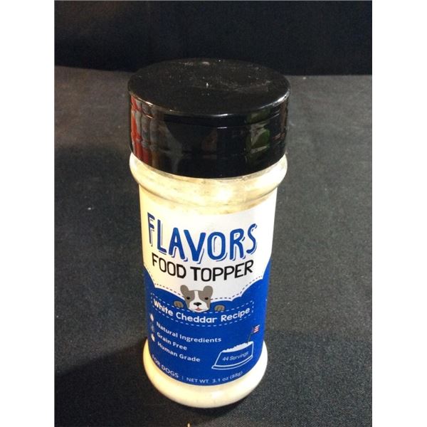 Flavor food Topper white cheddar recipe for dogs