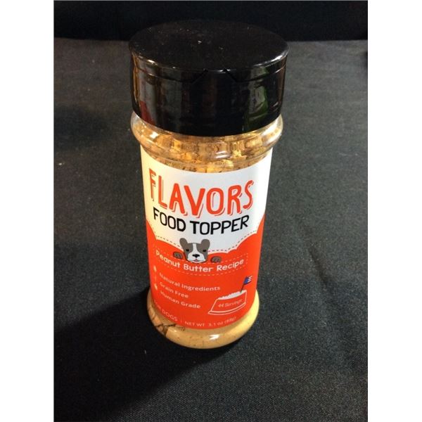 Flavors food topper peanut butter recipe for dogs