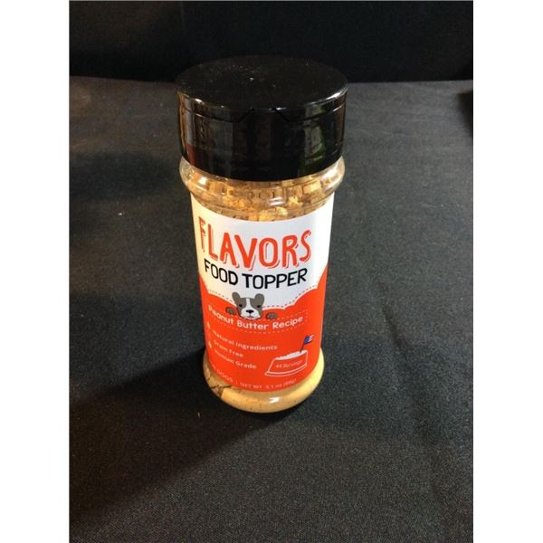 Flavors food topper peanut butter recipe for dogs