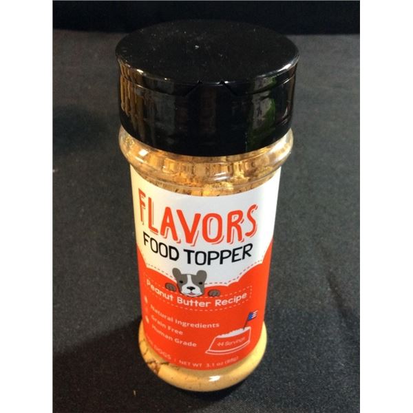 Flavors food topper peanut butter recipe for dogs