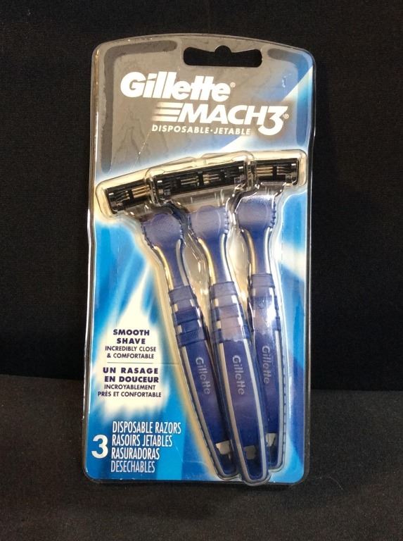 Mach Razor Disposable Gillette Mach 3 disposable razors