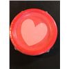 Image 1 : 6.75 inch 30 count heart paper plates