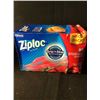 Image 1 : Ziploc quart storage bags 80 count