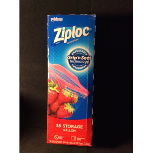 Ziploc gallon storage bags 38 count