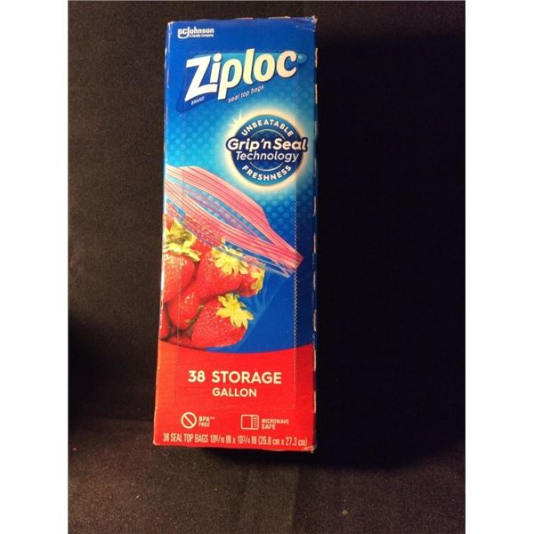 Ziploc gallon storage bags 38 count