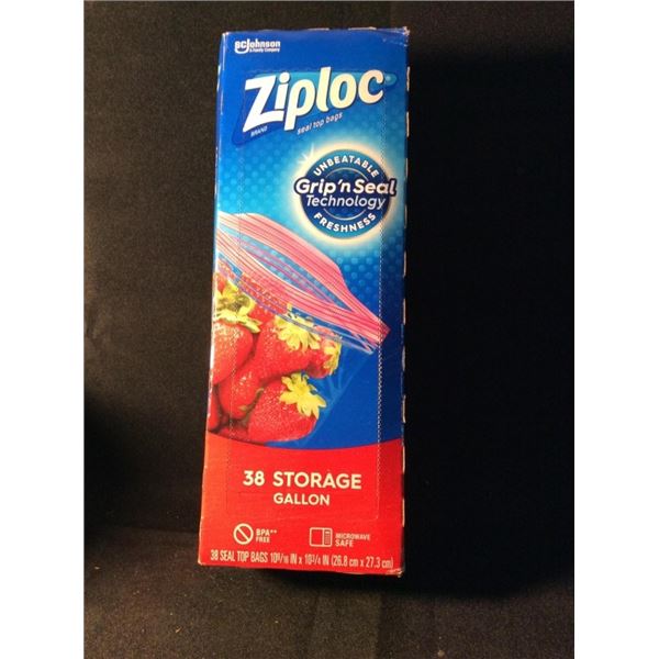 Ziploc gallon storage bags 38 count