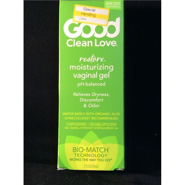Good clean love or restore moisturizing vaginal gel