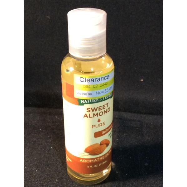Skin care oil natures truth sweet almond pure softening unscented base oil