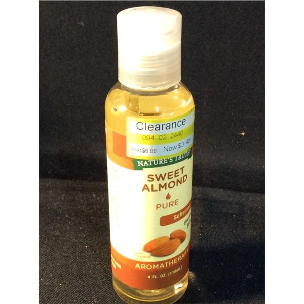 Skin care oil natures truth sweet almond pure softening unscented base oil