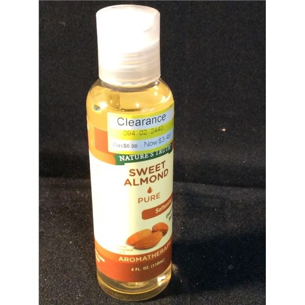 Skin care oil natures truth sweet almond pure softening unscented base oil
