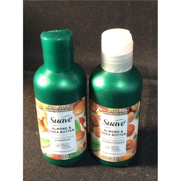 Suave almond and Shea butter shampoo and conditioner