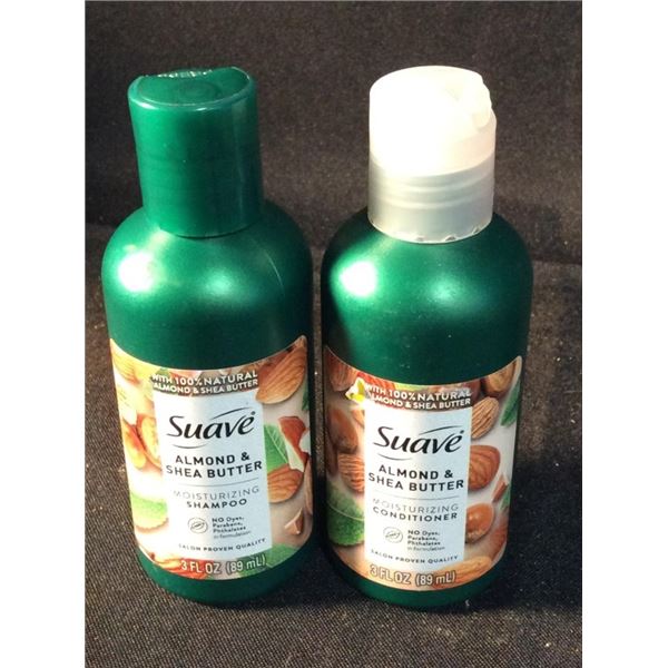 Suave almond and Shea butter shampoo and conditioner