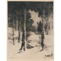 Paul B. King, Etching