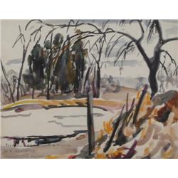 Elizabeth Spalding, Watercolor