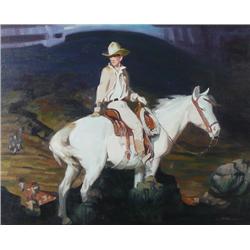 Jie Wei Zhou, Oil on Canvas