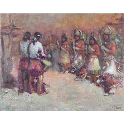 Buck McCain, Oil on Board