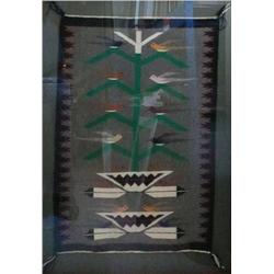 Framed Navajo Rug
