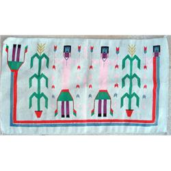 Navajo Rug, Sandpainting Design 