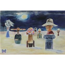 Mina Conant, Watercolor