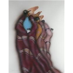 Garo Shite Deer, Gouache