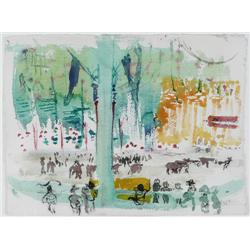 Verna Versa, Watercolor/Charcoal