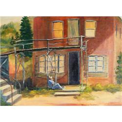 R. Wells Campbell, Oil on Board